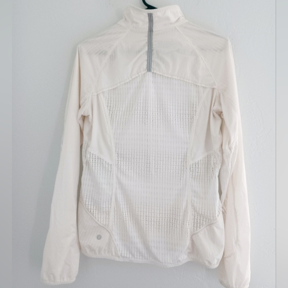 Lululemon White Lightweight Zip-Up Jacket - Picture 7 of 11